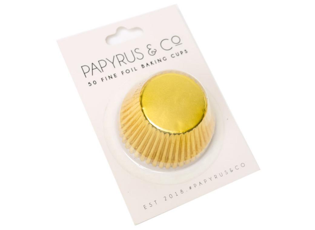 Gold Foil Cupcake Cases 50pk