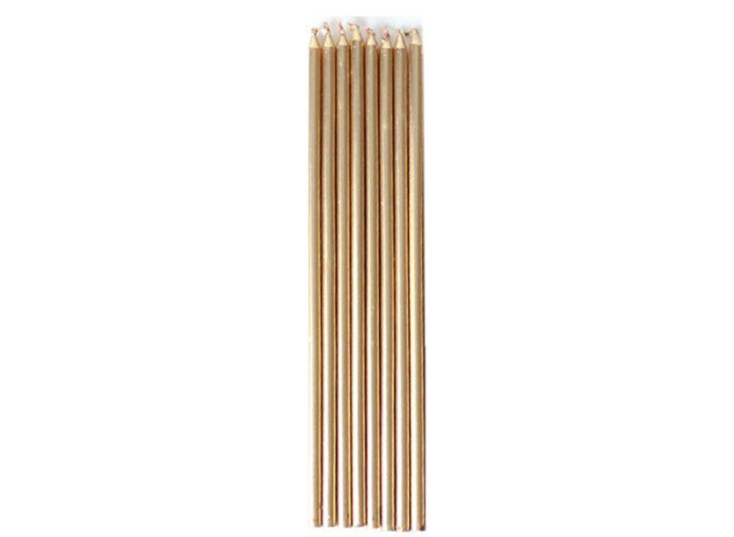 Gold Taper Candles 10pk