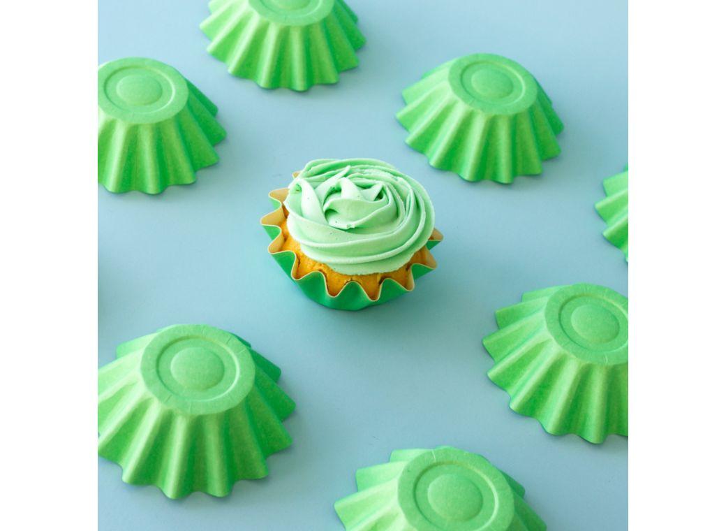 Green Bloom Cupcake Cups 24pk