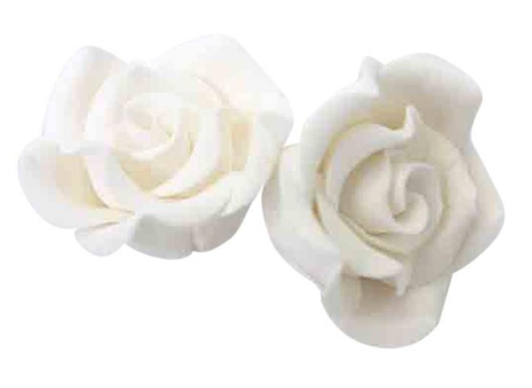 Gumpaste Classic Rose Large - White