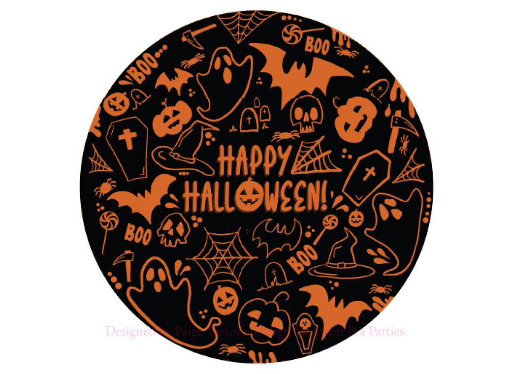 Edible Icing Image - Halloween Round