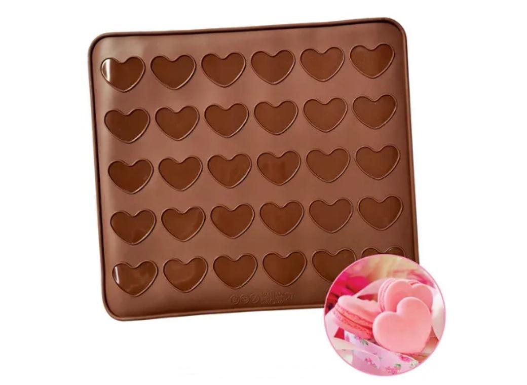 Heart Macaron Silicone Mat