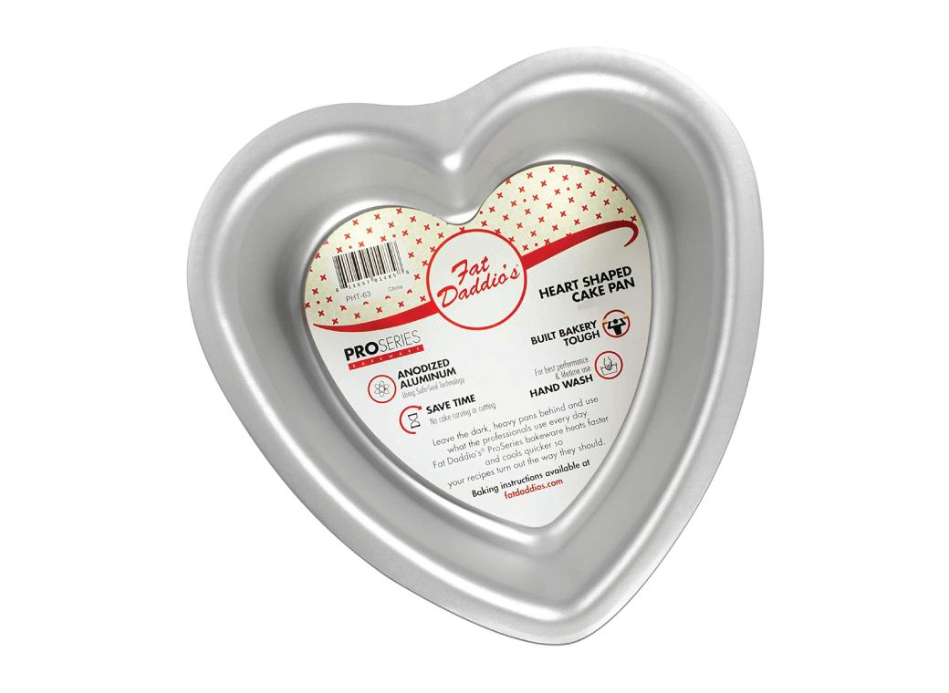 Fat Daddio Heart Shaped Pan - 8 x 3"