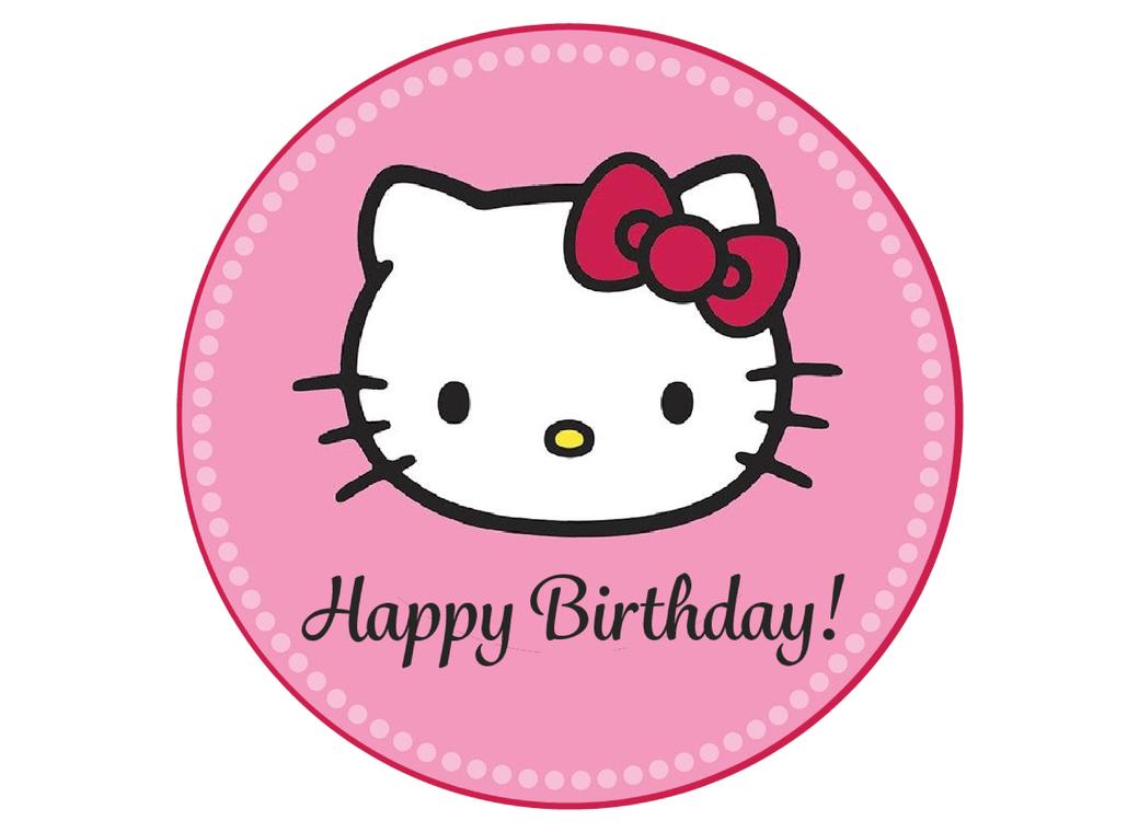 Edible Icing Image - Hello Kitty Round