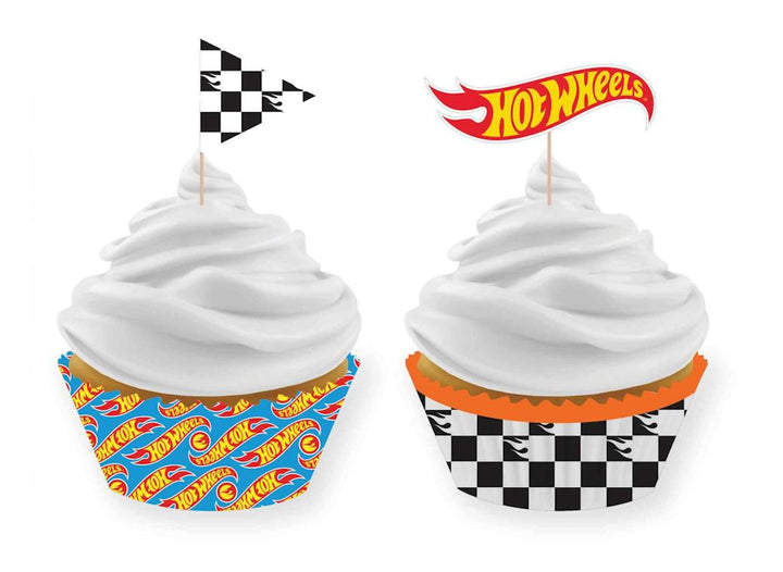 Hot Wheels Cupcake Kit