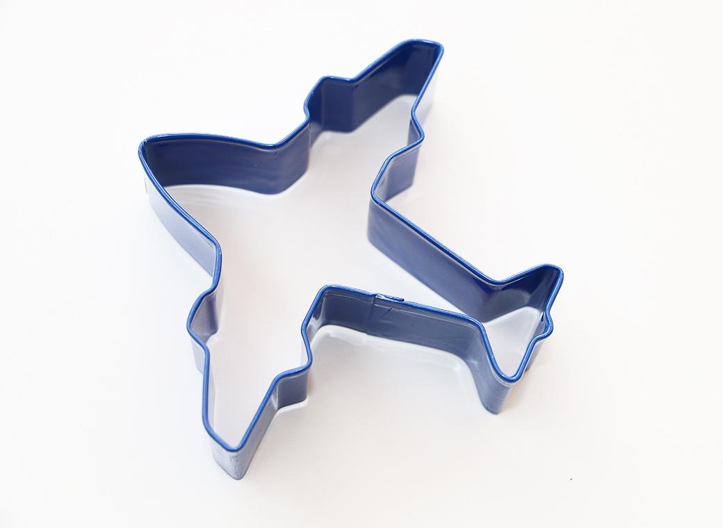 Blue Plane Cookie Cutter