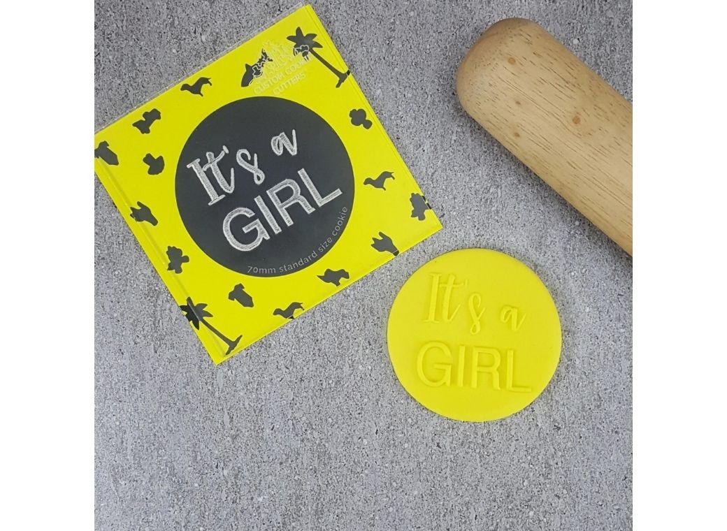 It's a Girl Debosser Stamp