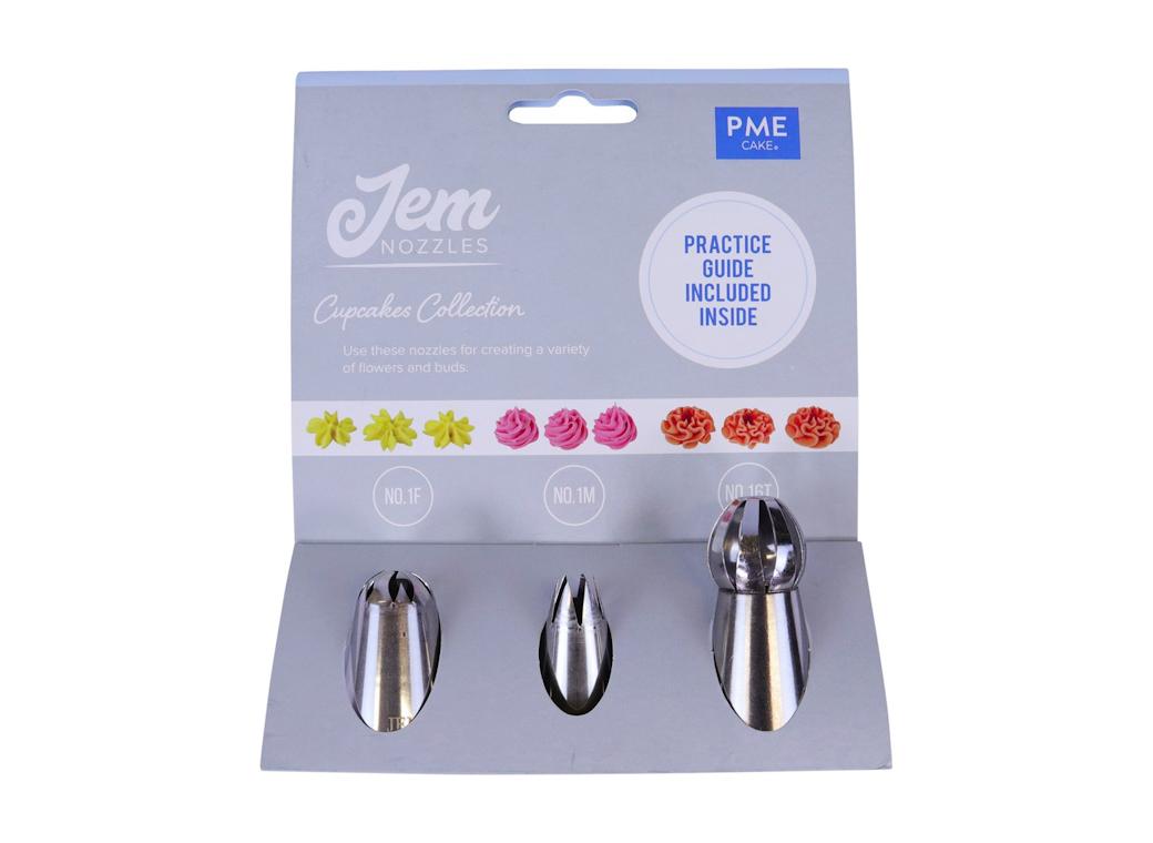 JEM Nozzles 3pce Set - Cupcakes Collection