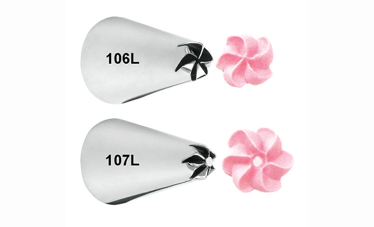 Wilton Left Handed Drop Flower Tip Set