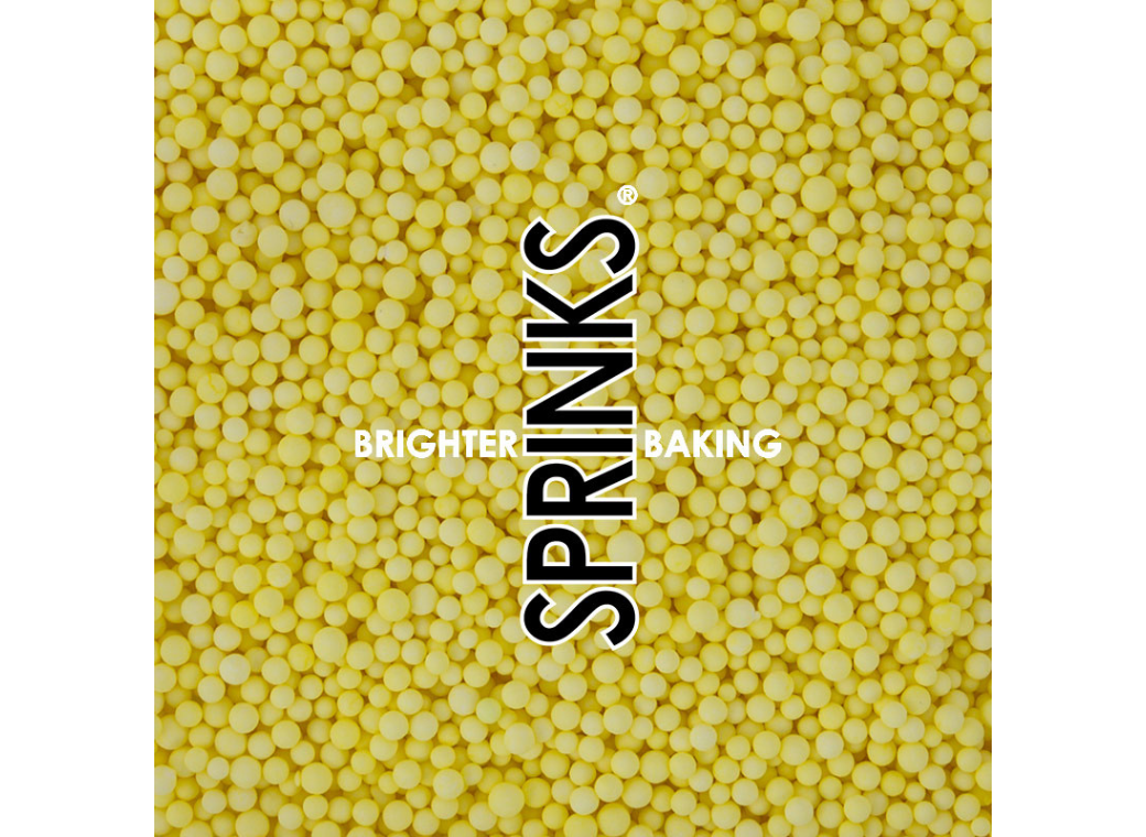 Sprinks Nonpareils - Pastel Lemon