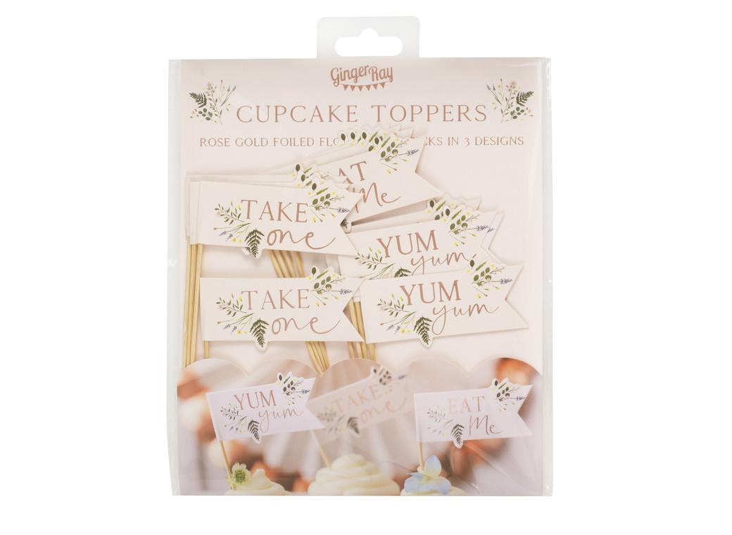 Let's ParTea Cupcake Toppers 12pk