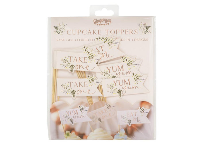 Let's ParTea Cupcake Toppers 12pk