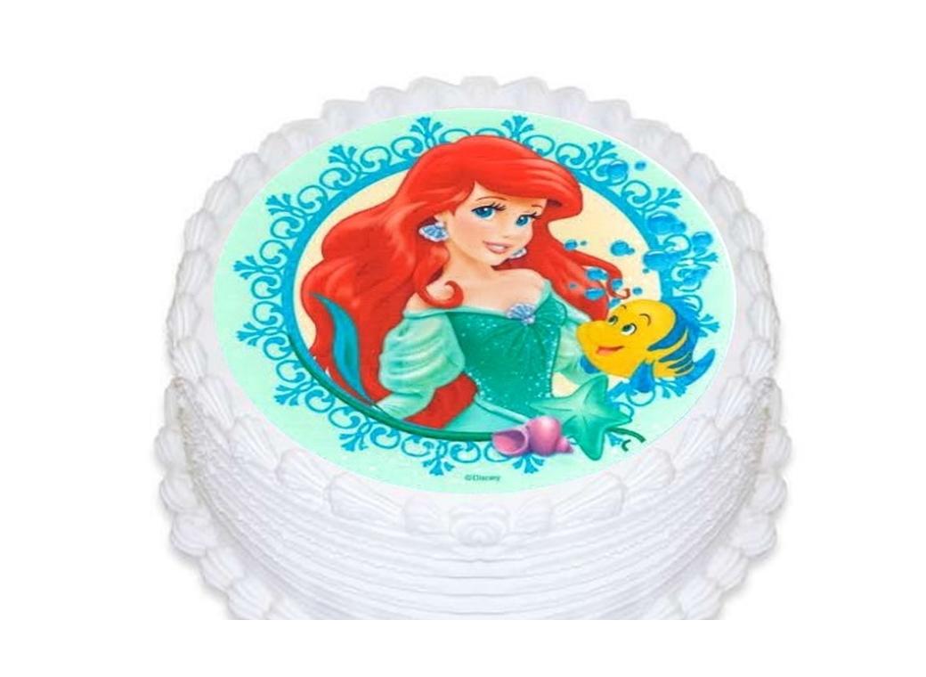 Edible Icing Image - Little Mermaid Round