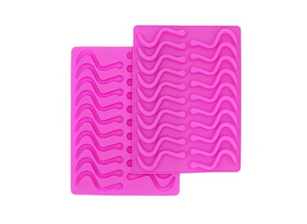 LorAnn Silicone Gummy Worms Mould 2pk