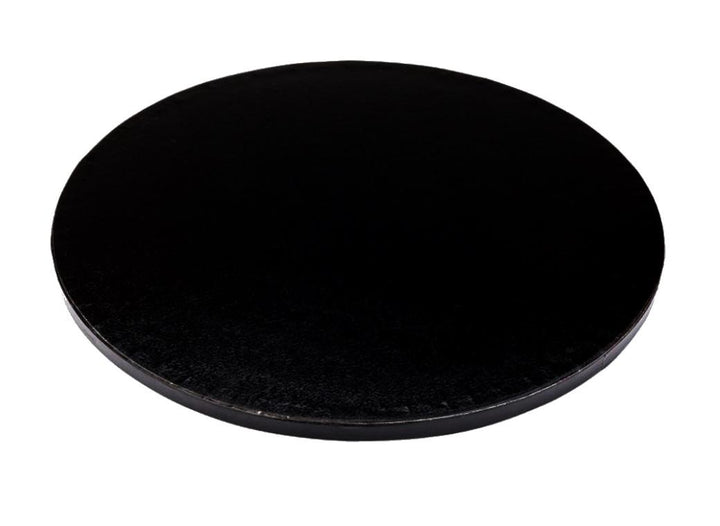 Drum Cake Board Black Round 12in