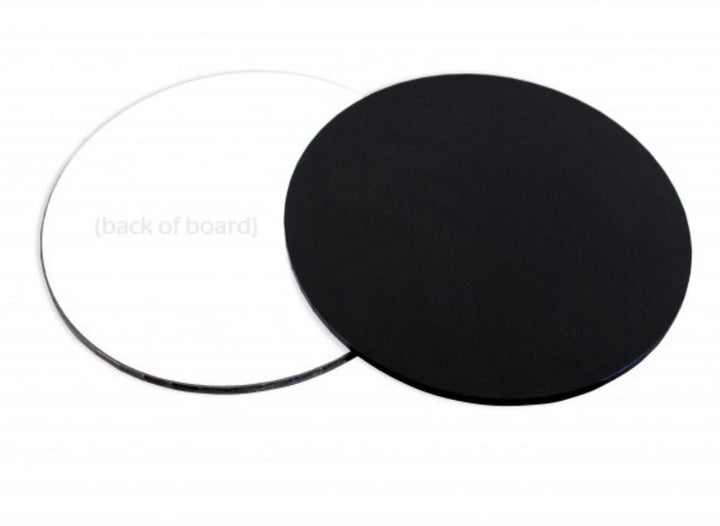 LOYAL Black Masonite Round Cake Board 11in