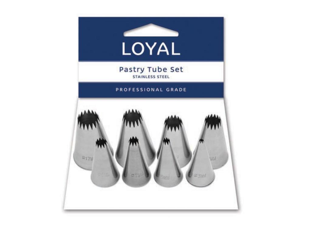 Loyal French Piping Tip Set 8pk