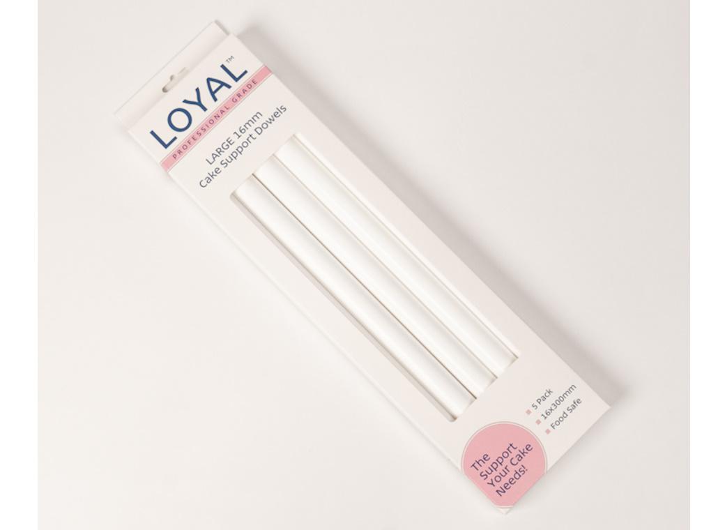 LOYAL Heavy Duty Cake Dowels - Large 5pk