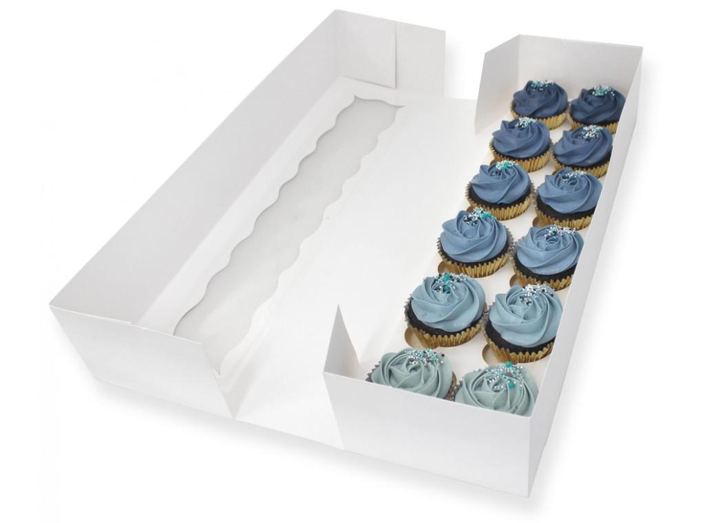 LOYAL Long 12-Hole Cupcake Box