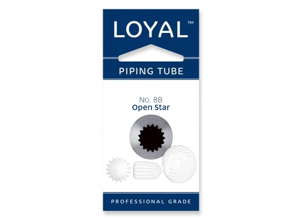 Loyal Open Star Piping Tip #8B