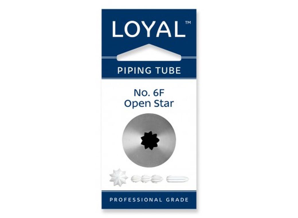 Loyal Open Star Piping Tip #6F