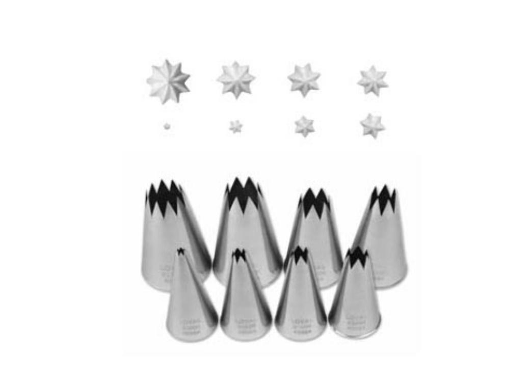 Loyal Open Star Piping Tip Set 8pk