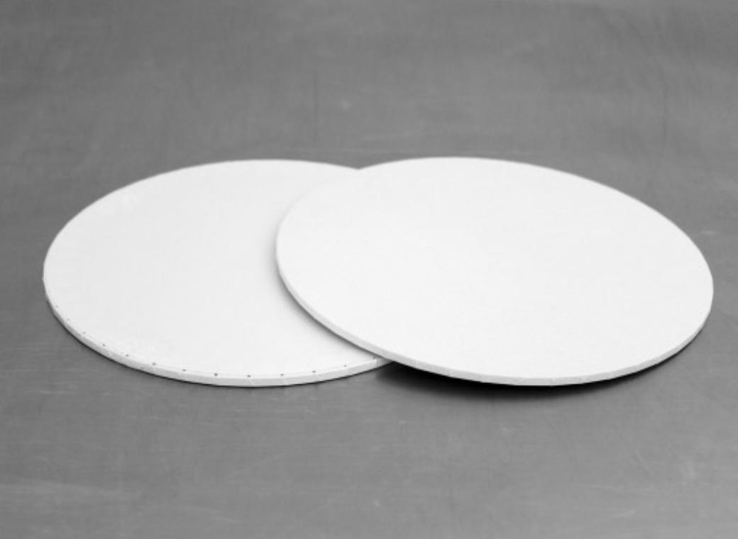 LOYAL White Masonite Round Cake Board 10in