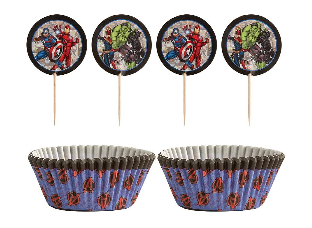 Avengers Cupcake Decorating Kit 24pk