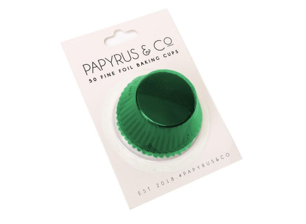 Medium Green Foil Cupcake Cases 50pk