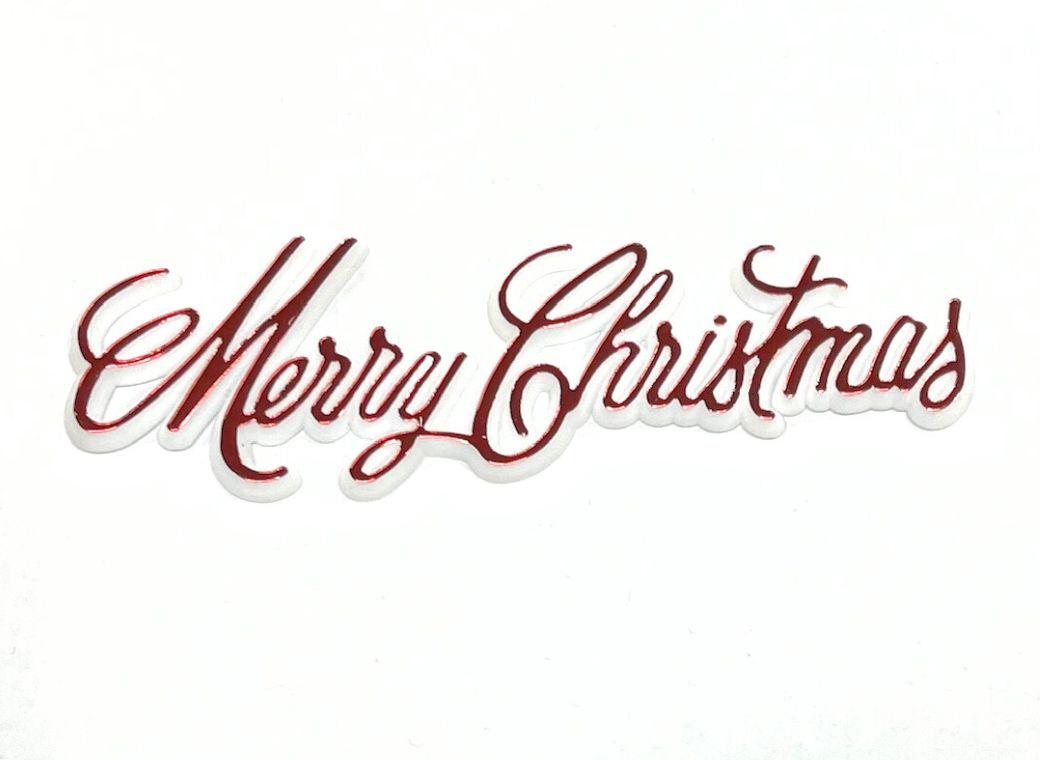 Merry Christmas Cake Plaque