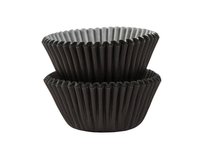 Mini Cupcake Cases 100pk - Black