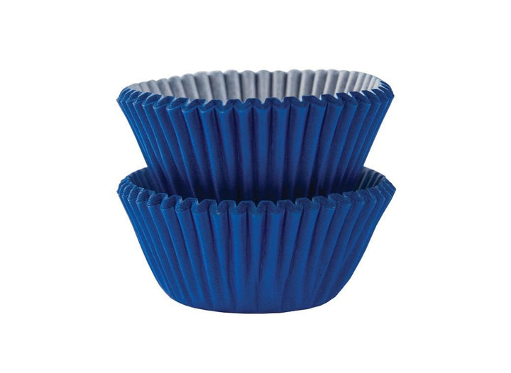 Mini Cupcake Cases 100pk - Royal Blue