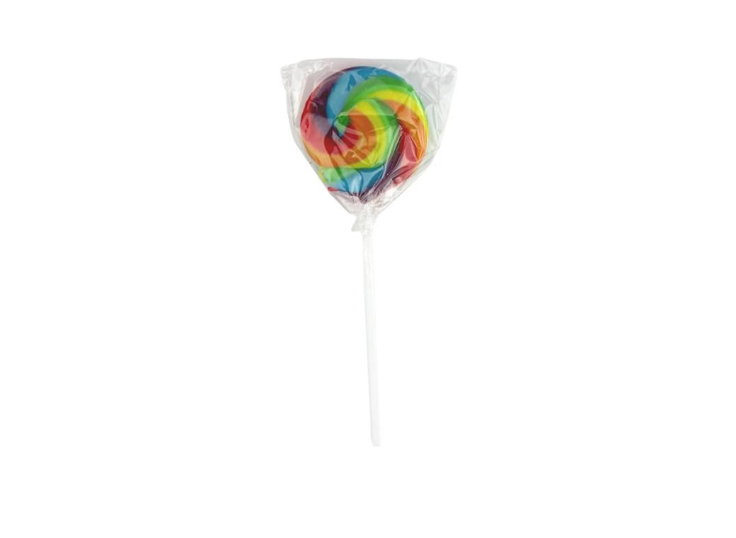 Rainbow Swirl Lollipop