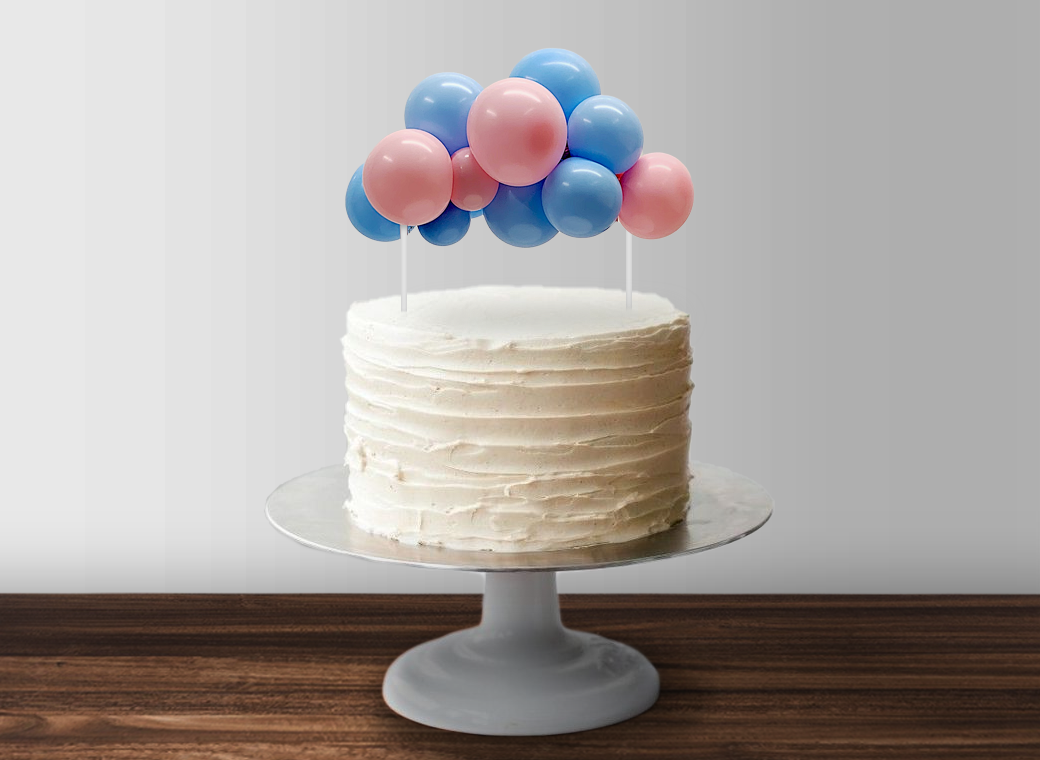 Balloon Garland Cake Topper - Oh Baby