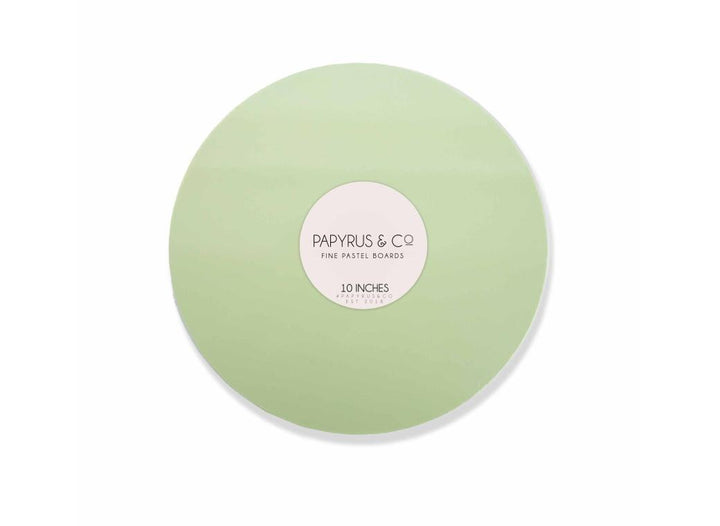 Pastel Green Round Masonite Board 10in