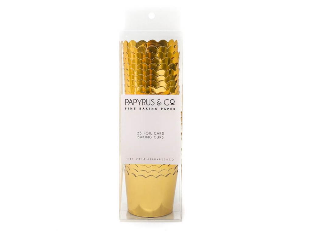 Gold Foil Baking Cups 25pk