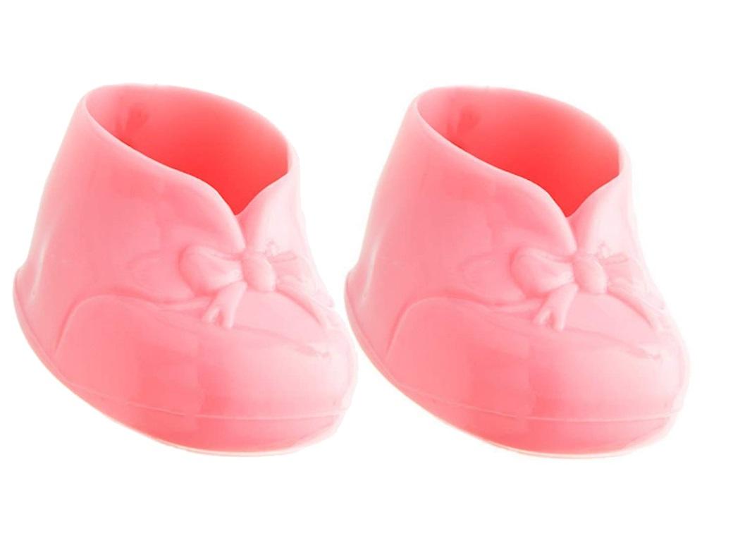 Pink Baby Booties 2pk