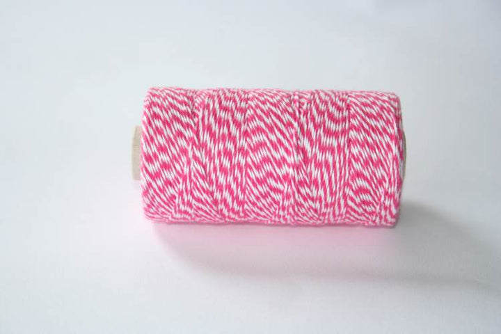 100% Cotton Bakers Twine - Pink Sorbet