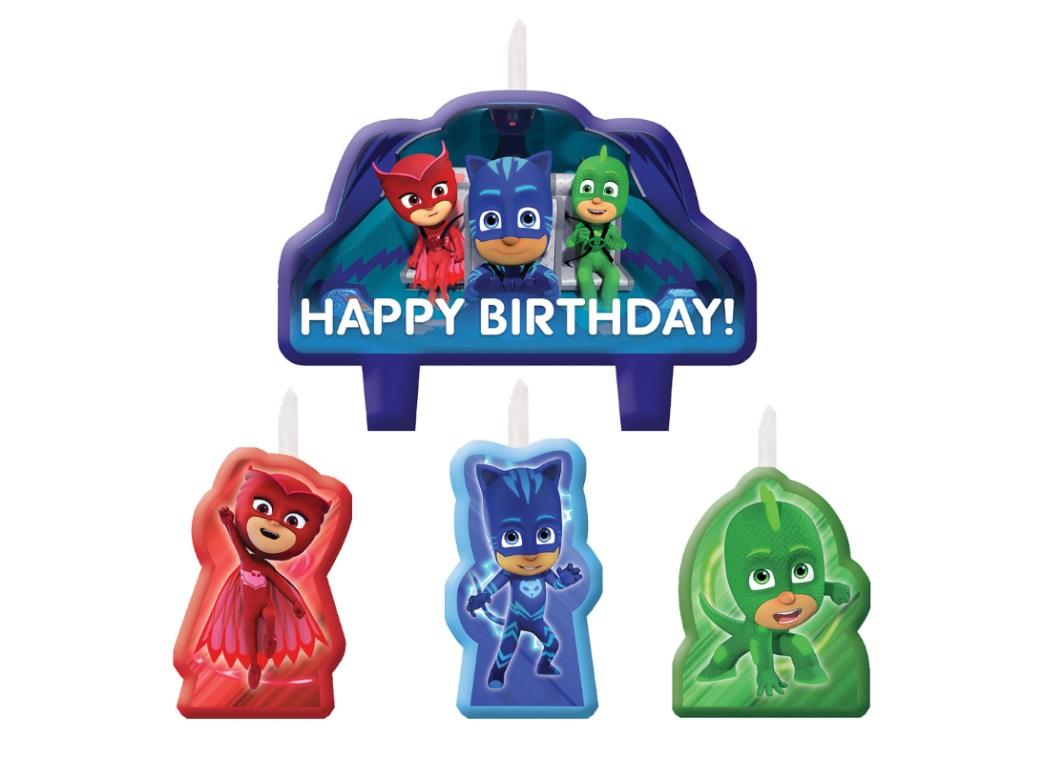 PJ Masks Birthday Candle Set