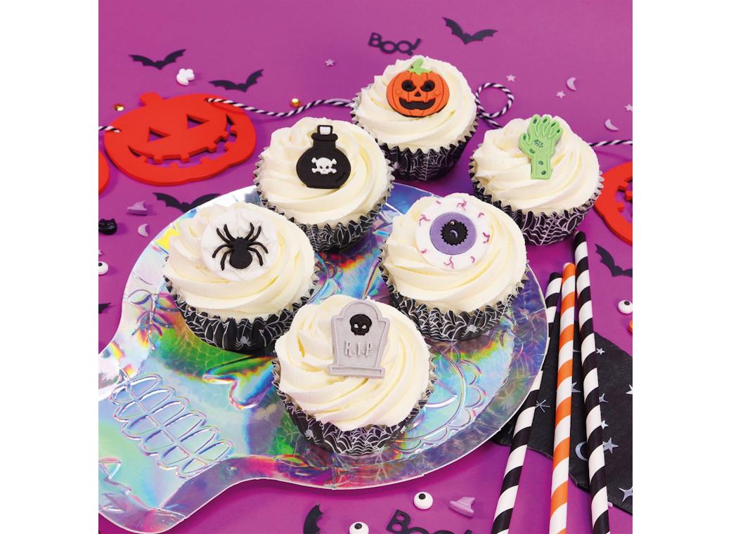 PME Edible Cupcake Toppers Halloween 6pk