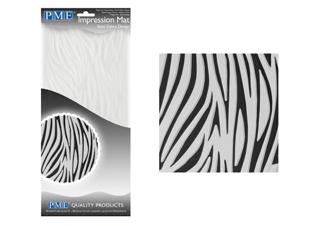 PME Bold Zebra Impression Mat