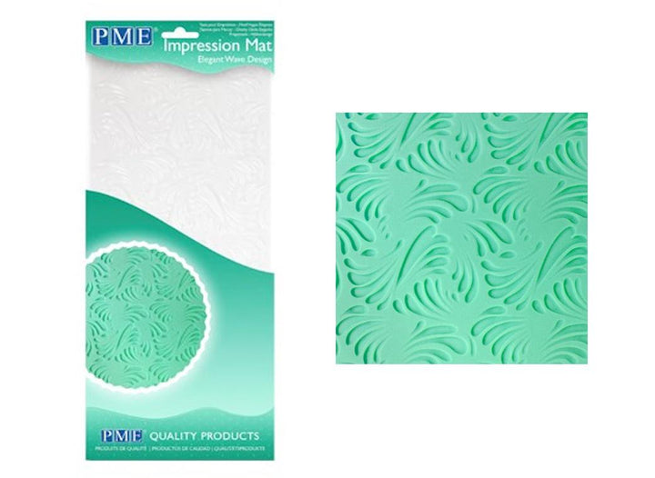 PME Elegant Wave Impression Mat