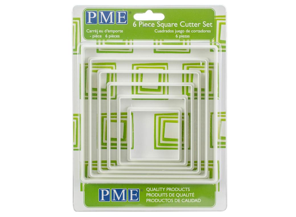 PME Square Cutters 6pce Set