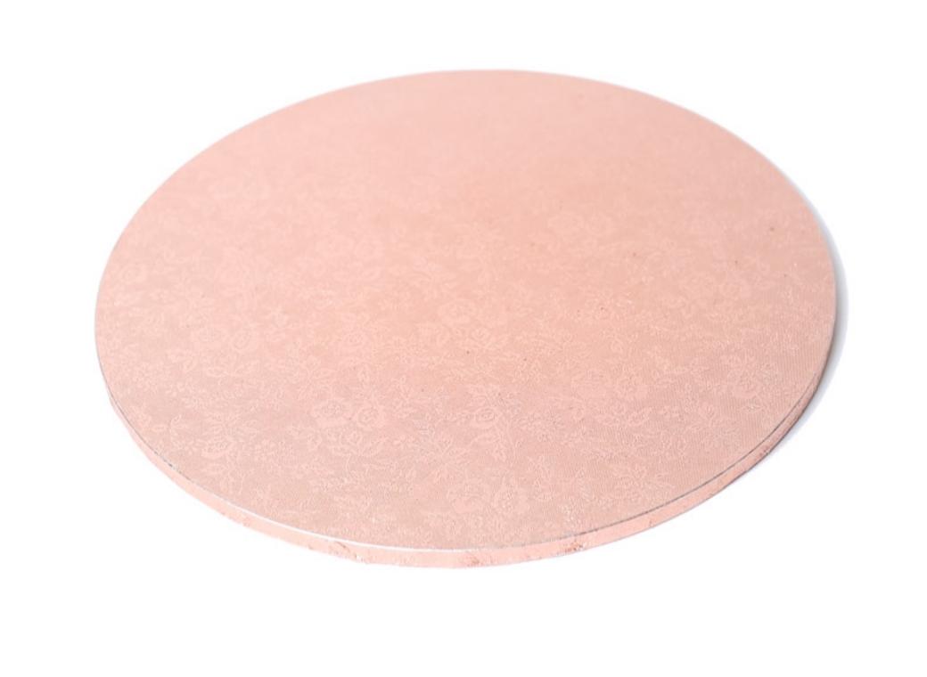 Rose Gold Masonite Cake Board Round 12in