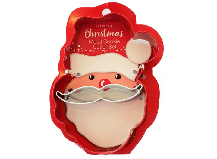 Santa 2pce Cookie Cutter Set