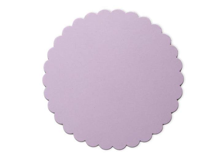 Scalloped 10" Cake Board - Pastel Lilac