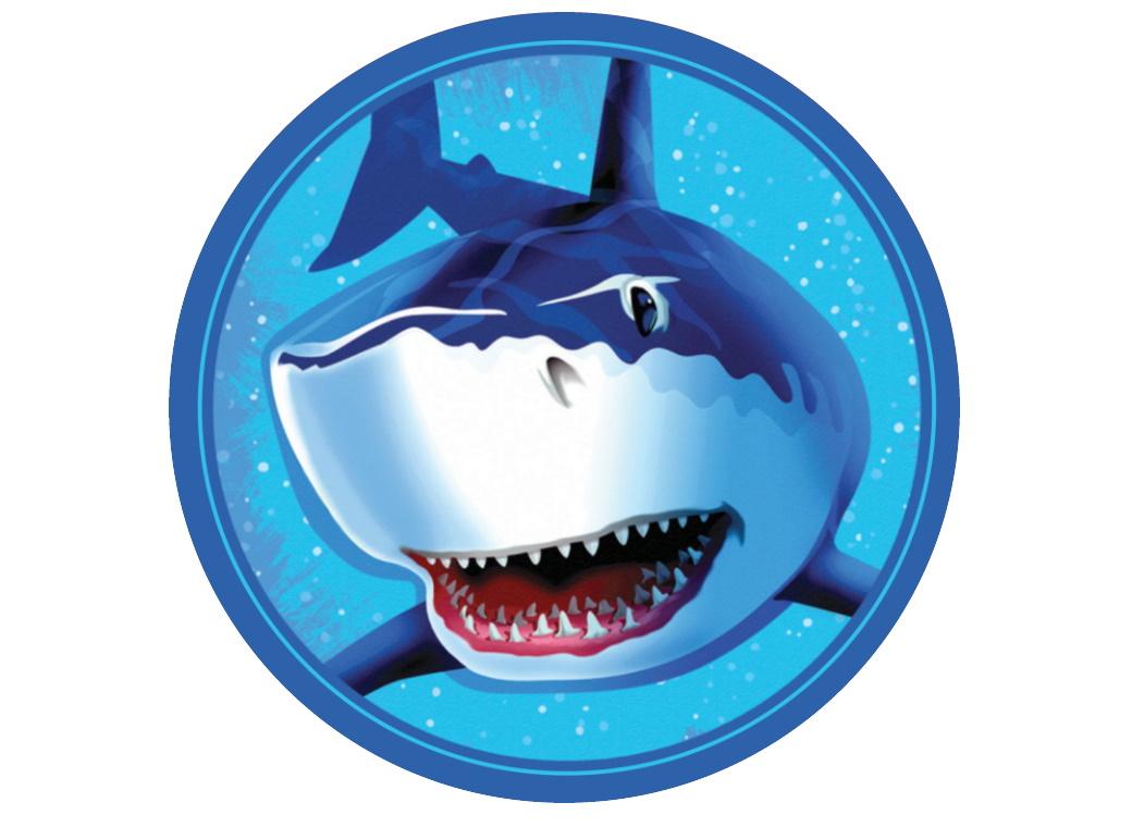 Edible Icing Image - Shark Round