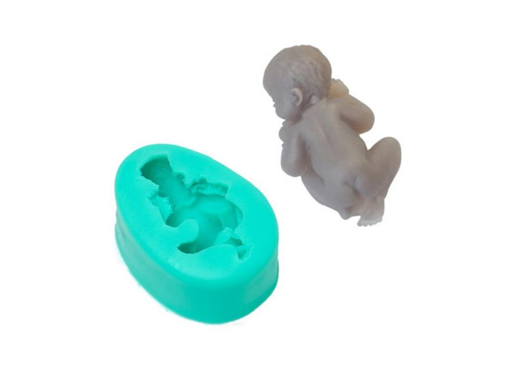 Silicone Mould - Small Sleeping Baby