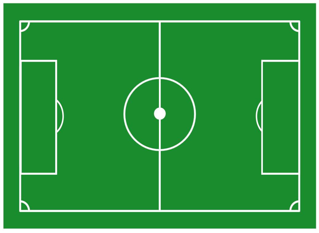 Edible Icing Image - Soccer Pitch A4