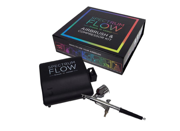 Spectrum Flow Airbrush & Compressor Set